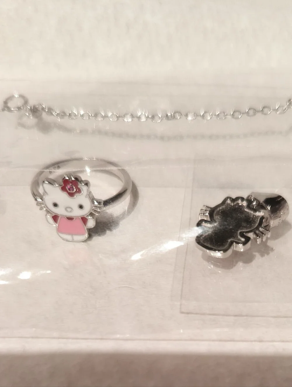 Sterling Silver Kitty Set 4pc